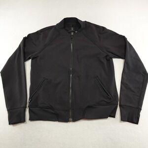 Lululemon Jacket Women's 10 Black Om Me Home Full Zip Long Sleeve W4A76S MinFlaw
